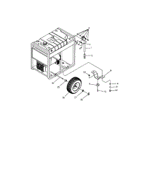 Wheel Kit parts for Craftsman Generator 580328310 from AppliancePartsPros.com
