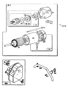 Starter Motor / Exhaust Muffler parts for Craftsman Generator 580328392 from AppliancePartsPros.com