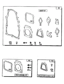 Gasket Sets & Valve Overhaul parts for Craftsman Generator 580328392 from AppliancePartsPros.com