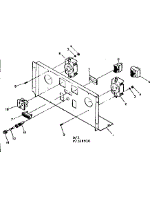Panel parts for Craftsman Generator 580328910 from AppliancePartsPros.com