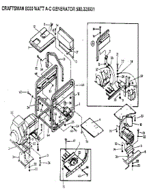 Craftsman 8000 Watt A-C Generator 580.328931 parts for Craftsman Generator 580328931 from AppliancePartsPros.com