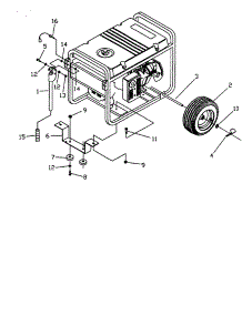 Handle parts for Craftsman Generator 580329180 from AppliancePartsPros.com