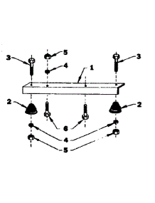 Engine Mtg Support parts for Craftsman Farming 5805349-1 from AppliancePartsPros.com