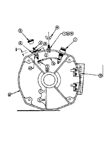 Rear Bearing Carrier Asm W Battery Charging Terminals parts for Craftsman Farming 5805415-1 from AppliancePartsPros.com