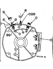 Rear Bearing Carrier Assembly W / Battery Charging Terminals parts for Craftsman Farming 58054150 from AppliancePartsPros.com