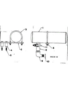 Muffler Assembly parts for Craftsman Farming 58054150 from AppliancePartsPros.com