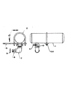Muffler Assembly parts for Craftsman Farming 5805420-0 from AppliancePartsPros.com
