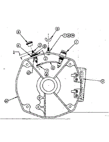 Rear Bearing Carrier Assembly With Battery Charging Terminal parts for Craftsman Farming 5805489-0 from AppliancePartsPros.com