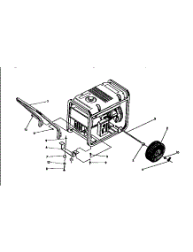Wheel Assembly parts for Craftsman Generator 580676551 from AppliancePartsPros.com