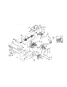 Main Frame parts for Craftsman Gas Pressure Washer 580742650 from AppliancePartsPros.com