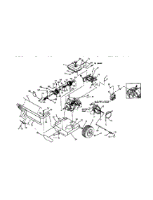 Main Frame parts for Craftsman Gas Pressure Washer 580742651 from AppliancePartsPros.com