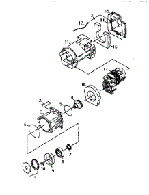 Motor parts for Craftsman Gas Pressure Washer 580751300 from AppliancePartsPros.com