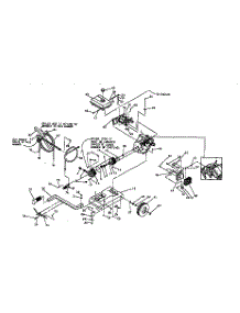Main Frame parts for Craftsman Gas Pressure Washer 580751650 from AppliancePartsPros.com