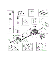 Pump parts for Craftsman Gas Pressure Washer 580752380 from AppliancePartsPros.com
