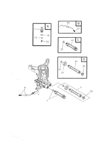 Pump parts for Craftsman Gas Pressure Washer 580752532 from AppliancePartsPros.com