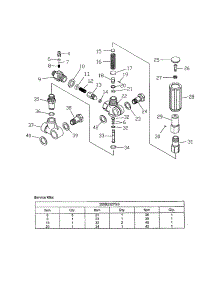 Unloader parts for Craftsman Gas Pressure Washer 580753400 from AppliancePartsPros.com