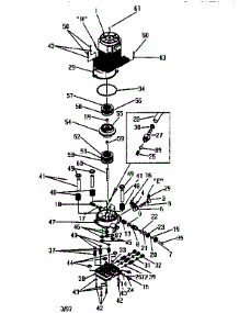 Motor Assembly parts for Craftsman Gas Pressure Washer 580760210 from AppliancePartsPros.com