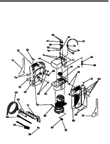Motor Housing Assembly parts for Craftsman Gas Pressure Washer 580760220 from AppliancePartsPros.com