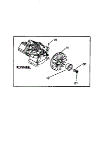 Flywheel parts for Craftsman Gas Pressure Washer 580762600 from AppliancePartsPros.com