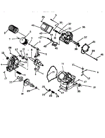 Crankcase parts for Craftsman Gas Pressure Washer 580762600 from AppliancePartsPros.com