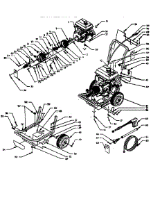 Main Frame parts for Craftsman Gas Pressure Washer 580762600 from AppliancePartsPros.com