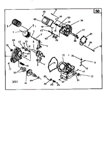 Long Block parts for Craftsman Gas Pressure Washer 580763000 from AppliancePartsPros.com