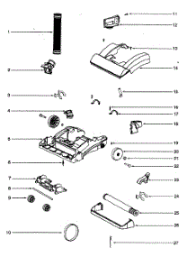 Base Assy parts for Eureka Upright Vacuum 5842AV from AppliancePartsPros.com