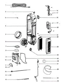 Housing Assy parts for Eureka Upright Vacuum 5842AV from AppliancePartsPros.com