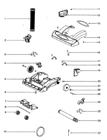 Base Assy parts for Eureka Upright Vacuum 5849A from AppliancePartsPros.com