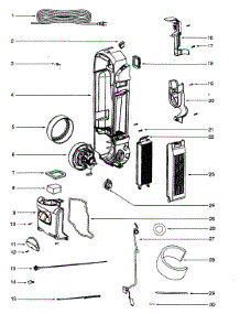 Housing Assy parts for Eureka Upright Vacuum 5849A from AppliancePartsPros.com