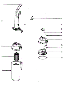 Handle Assy parts for Eureka Upright Vacuum 5851AV from AppliancePartsPros.com