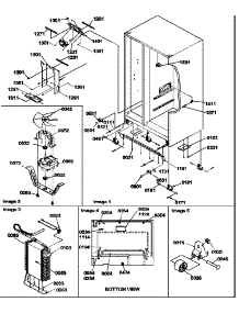 Drain Systems, Rollers, And Evaporator Assy parts for Amana Side-By-Side Refrigerator 58637-P1317501WL from AppliancePartsPros.com