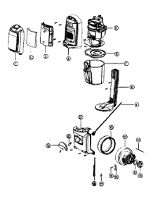 Motor Assy parts for Eureka Upright Vacuum 5892BVZ from AppliancePartsPros.com
