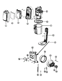 Motor Assy parts for Eureka Upright Vacuum 5892BVZ-1 from AppliancePartsPros.com