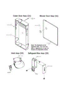 Outer Door / Blower Door / Vent parts for Carrier Furnace 58CTA11010012 from AppliancePartsPros.com