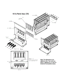 Hx X Panel Assembly parts for Carrier Furnace 58CTX07010012 from AppliancePartsPros.com