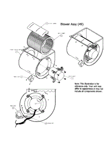 Blower Assembly parts for Carrier Furnace 58CTX07010012 from AppliancePartsPros.com