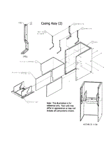 Casing Assembly parts for Carrier Furnace 58CTX07010016 from AppliancePartsPros.com