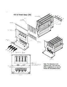 Hx And Panel Assembly parts for Carrier Furnace 58CTX09010016 from AppliancePartsPros.com