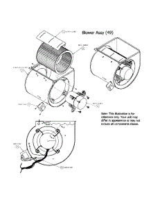 Blower Assembly parts for Carrier Furnace 58CTX13510016 from AppliancePartsPros.com