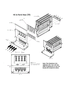 Hx And Panel parts for Carrier Furnace 58CTX13510022 from AppliancePartsPros.com