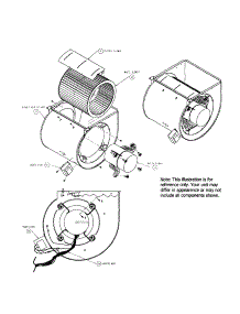 Blower Assembly parts for Carrier Furnace 58CVA070---10012 from AppliancePartsPros.com