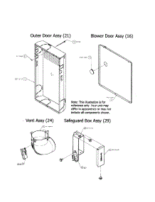 Outer / Blower Door / Vent / Safeguard Box parts for Carrier Furnace 58CVX10010020 from AppliancePartsPros.com