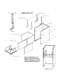Casing Assembly parts for Carrier Furnace 58DLA15510020 from AppliancePartsPros.com