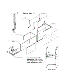 Casing Assembly parts for Carrier Furnace 58DLX11010022 from AppliancePartsPros.com