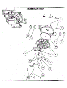 Induced Draft Assy parts for Carrier Furnace 58MXA040F14112 from AppliancePartsPros.com