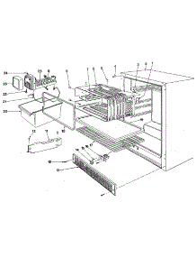 Liner parts for Marvel Compact Refrigerator 58RI from AppliancePartsPros.com