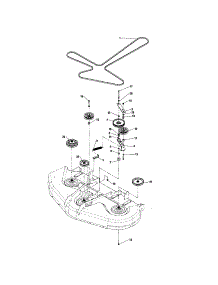 Pulleys / Belt / Idler Arm parts for Snapper Rear-Engine Riding Mower 5900748 from AppliancePartsPros.com