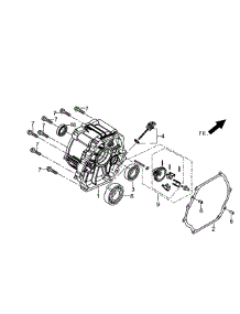 Crankcase Cover parts for Generac Generator 5939-4 from AppliancePartsPros.com
