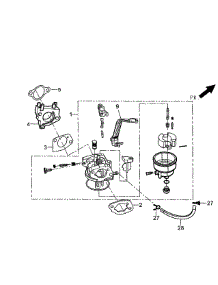 Carburetor parts for Generac Generator 5939-4 from AppliancePartsPros.com